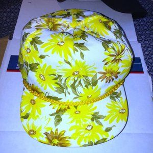 New Yellow Hat/Cap  Daisies Sunny Garden Hats by Headmost